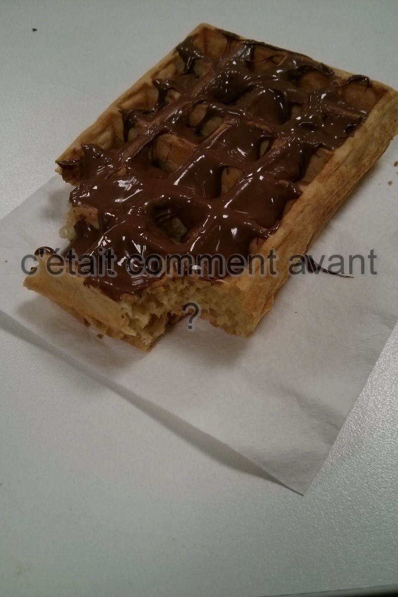 prendre le goûter grâce au camion installé devant le boulot !