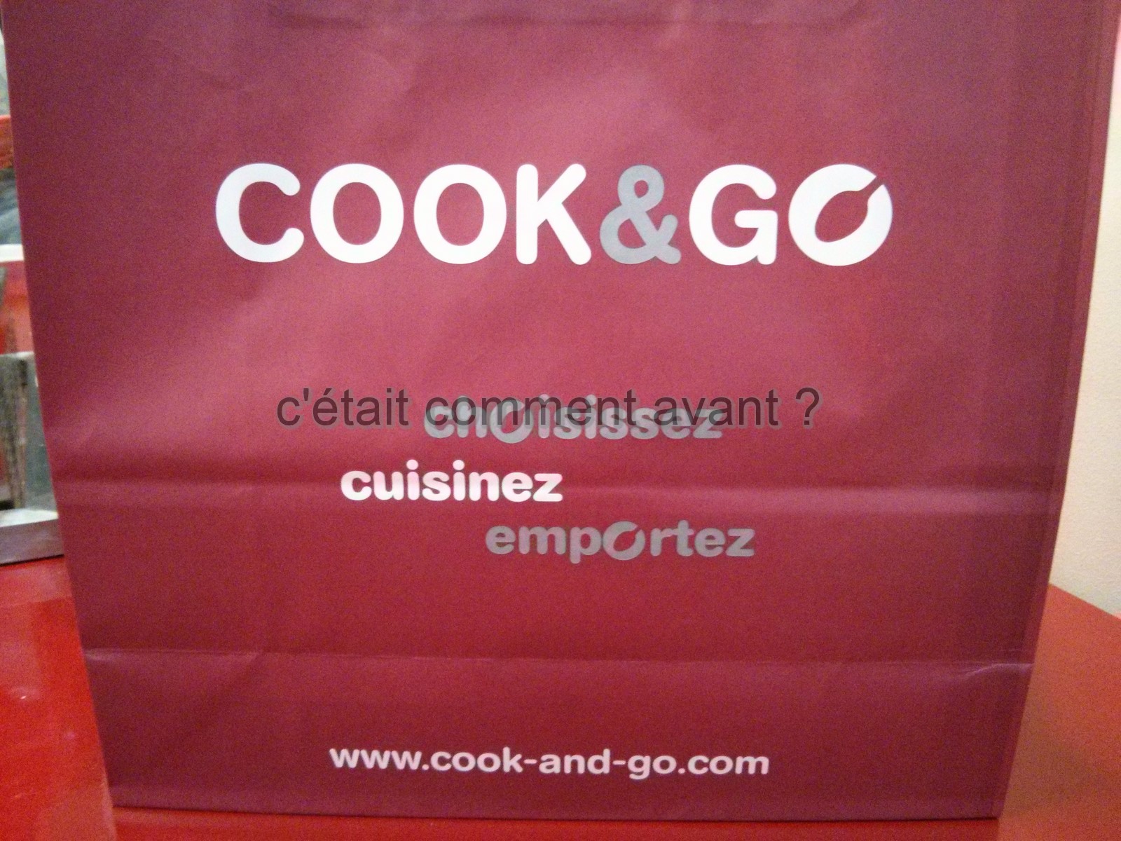 Choissisez, cuisinez, emportez