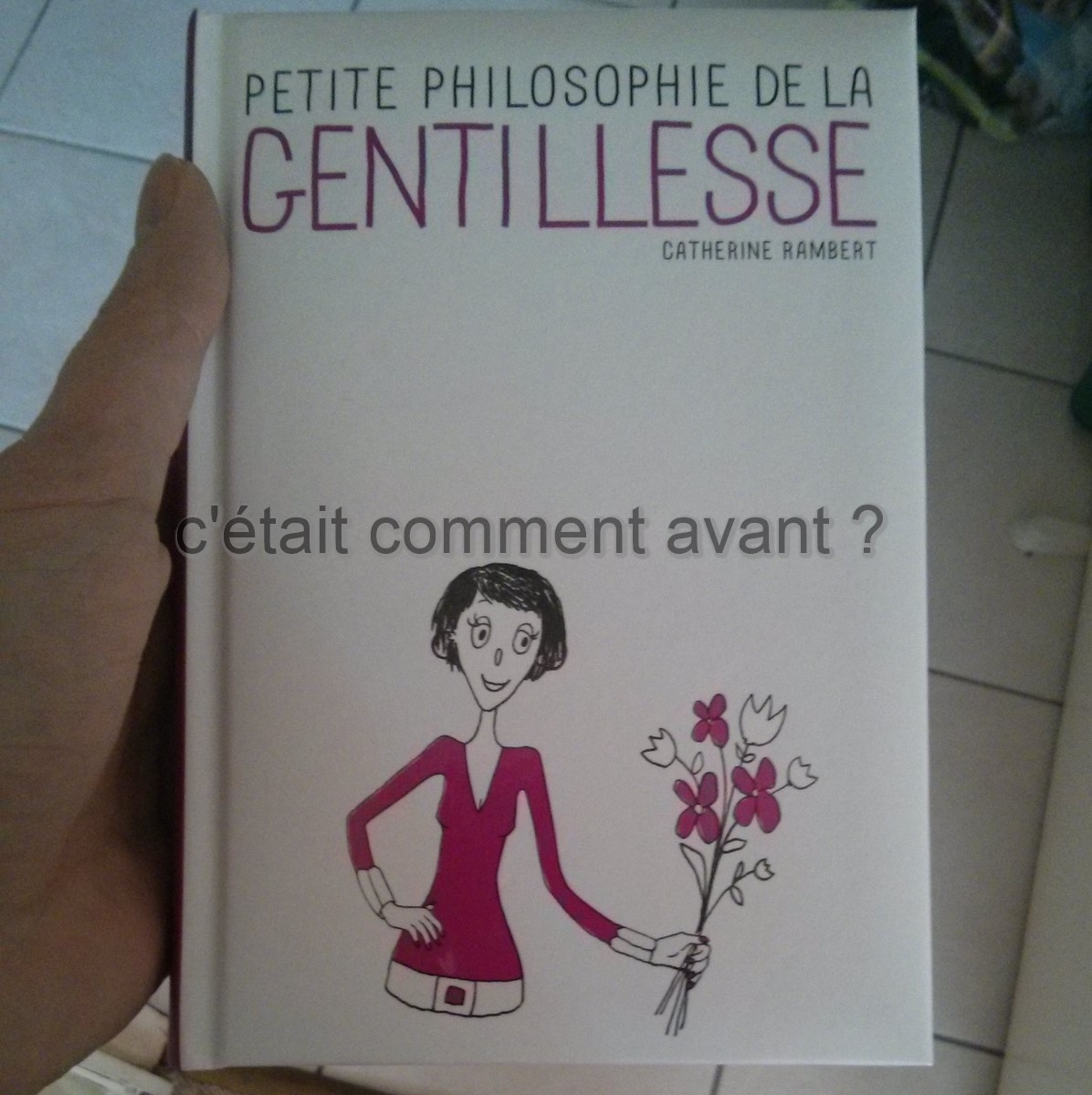 Recevoir un livre dont je ne sais pas trop quoi penser (merci papa merci maman...)