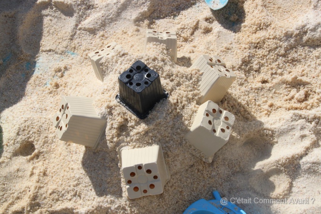 Faire un chateau de sable