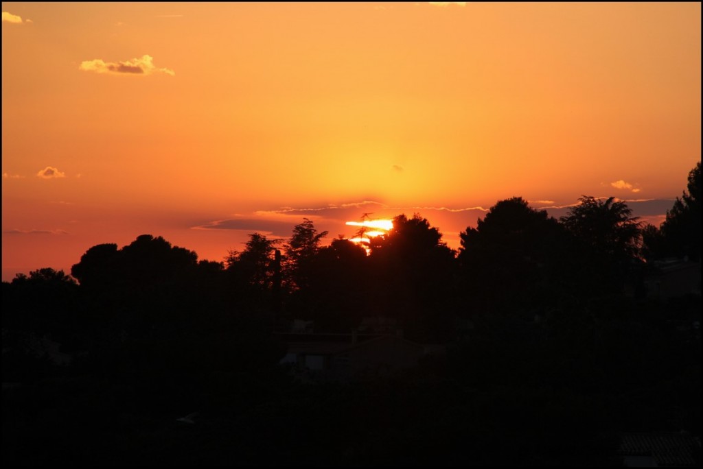 Apprécier le coucher du soleil