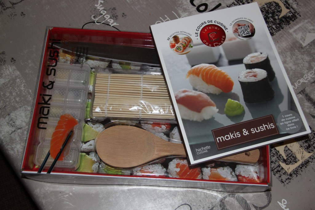 Recevoir le kit sushi commandé pour la fête des papas