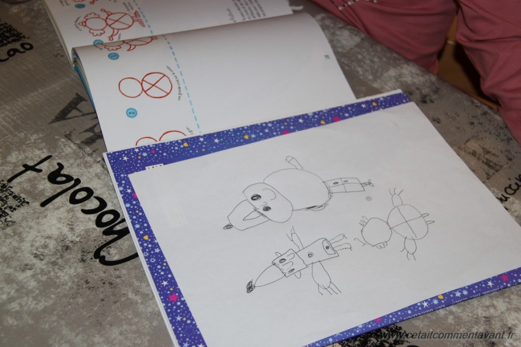 Dessiner grâce au livre Usborne