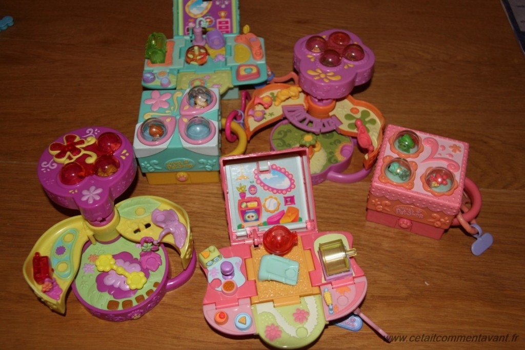 être gatées par ma cousine avec des littlest pet shop