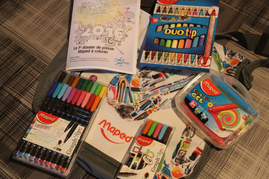 recevoir un super kit de coloriage MAPED et vous en faire gagner un bientôt !