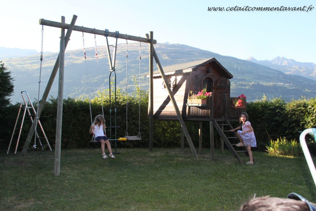 Prendre l'apéro chez des amis de mes parents, face à une vue imprenable 